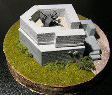 1:72,  1 Betonbunker mit