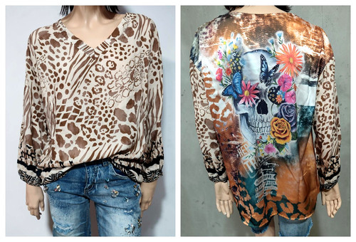 Hingucker bluse hinten - ,