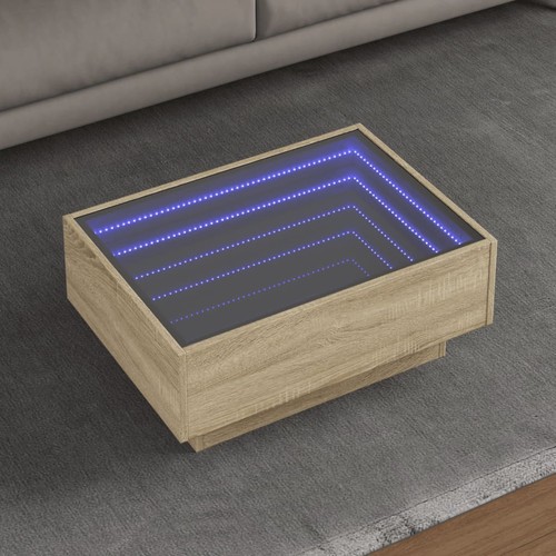 Led couchtisch beistelltisch - led,