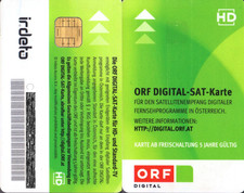 Neue ORF HD-Smartkarte, Irdeto , freigeschaltet bis 10.2030 - MOTO-GP & Formel 1