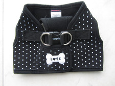 Puppia Softgeschirr gepolstert gebraucht Stoff schwarz Gr.: L selten getragen 