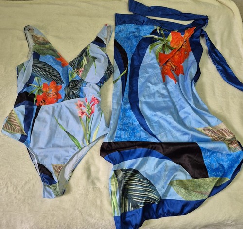 Badeanzug mit pareo 2xl - pareo,