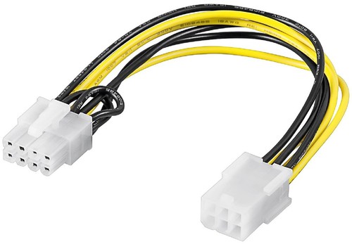 Adapter strom pcie 6pol - adapter,