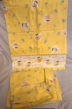 Bettwäsche komplett, Farbe gelb gemustert