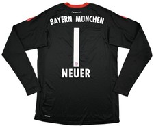 Adidas 2017-18 BAYERN MUNCHEN *NEUER* LONGSLEEVE SHIRT TRIKOT XL. KINDER