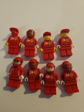 Lego Formel 1 Ferrari Team 8x Minifiguren Rennfahrer Und Mechaniker Konvolut 