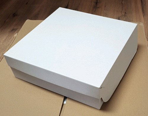 Kuchenkarton 34x34x11cm weiß - kuchenkarton,