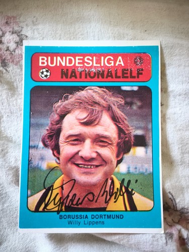 Signierte autogrammkarte willi - autogrammkarte,