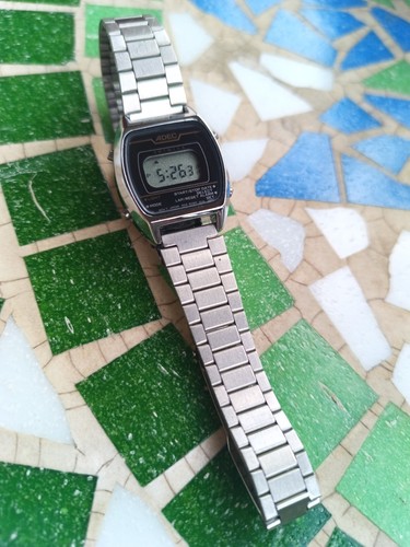 Vintage lcd digitaluhr adec - vintage,