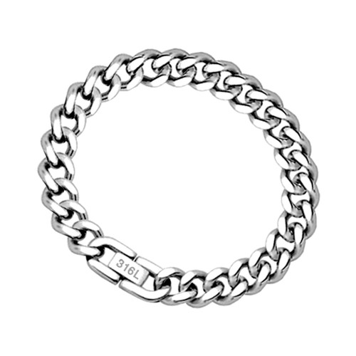 Edelstahl panzerarmband - edelstahl,