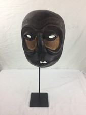 Afrika/D.R.Kongo KIFWEBE Holz-Maske Holzmaske LUBA Stammeskunst