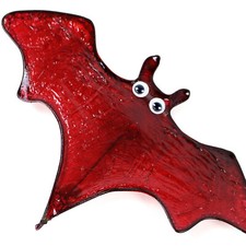 Fledermaus in Rot + Saugnapf