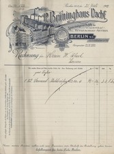 Rechnung Berlin Brüninghaus