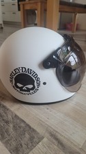 Dock66 Maverick  Full-Face-Helm im Retrostil Weiß Matt  für Chopper und Cruiser.