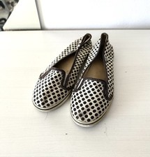 Vans Ballerinas Gr. 38 Schwarz Weiß Punkte Polka Dots Gepunktet 