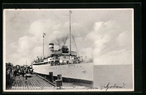 Ansichtskarte cuxhaven - ansichtskarte,