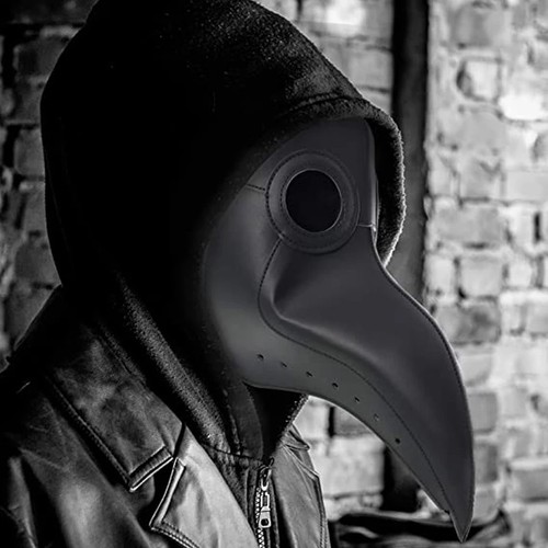 Schwarz pest arzt maske - maske, lange