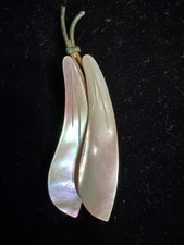 BROSCHE Lindenblüte: Vintage 20er Jahre, Schmuck Brosche/brooch, Perlmutt, Traum