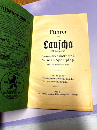 Führer von lauscha uralt - von,