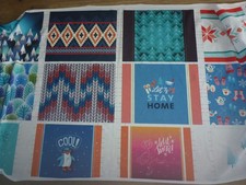 Jersey Winter Mini Panel Maskenstoff 48 cm x VB 150 ALB Stoffe Hamburger Liebe