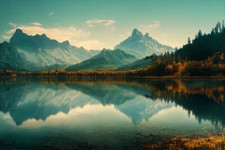 Wandbild: Illustratives