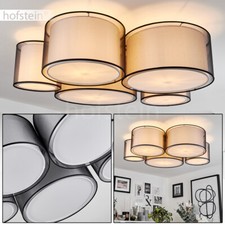 5-flammige Decken Lampen Stoff