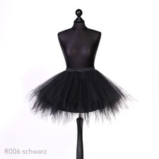 Rock Tütü Petticoat Tüllrock Reifrock Ballettrock Karneval asymmetrisch Lafairy
