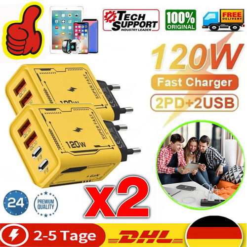 120w usb 4 fach - 120w, usb-c