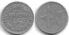 Biermarke Wabern Schweiz Brauerei zum Gurten A. G. 1/2 Liter Stern Alu Menzel