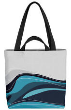 Blaue Welle Tasche abstrakt welle wasser meer Pool Baden Ozean Linie fließen