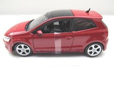 + VOLKSWAGEN VW Polo GTI Modellauto 1:24 Bburago rot NEU 18-21059