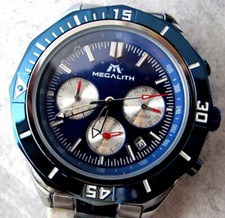 Herrenuhr Armbanduhr Quarzuhr schwere Herrenarmbanduhr Uhr Edelstahlarmband NEU