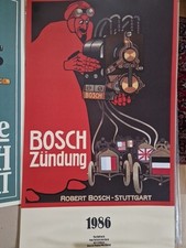 Plakat mit Werbung "bosch