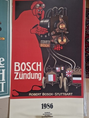 Plakat mit werbung bosch - mit,