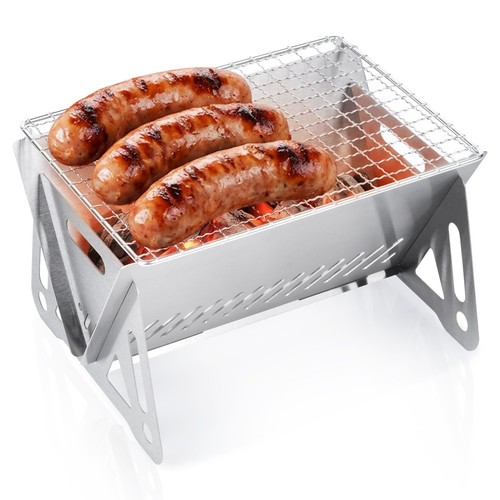 Klappbarer grill edelstahl - klappbarer,