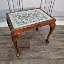 Vintage Nussbaum Beistelltisch