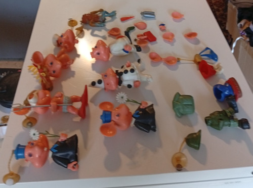 Puppen set verschiedene teile - puppen-set,