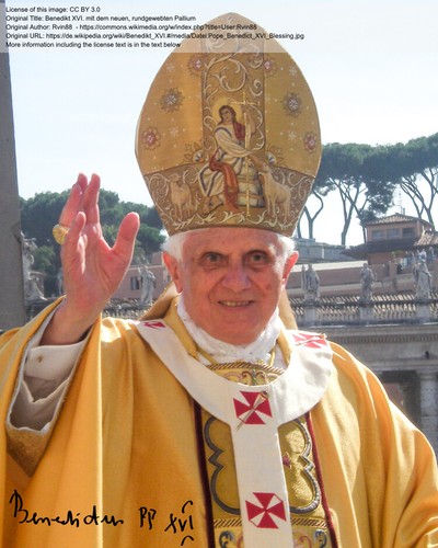 Repro autogramm papst - -,