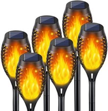 6 Stück LED Solarlampen für