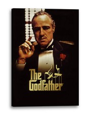 Wandbild Filmplakat Der Pate Don Vito mit erhobenem Zeigefinger