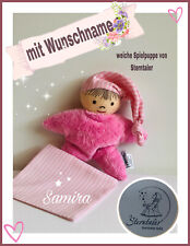 Spielpuppe★mit Tuch + Name★Sterntaler★personalisiert★Wunschname★zauberfaden1