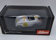 Schuco 01861 Rennwagen Examico Spyder Fletcher Aviation, silber in OVP