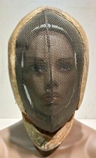 Vintage Fechtmaske Fechthelm antik original Gebraucht