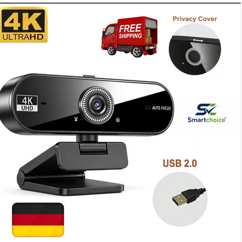 Webcam mit mikrofon web - 4k,