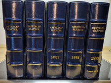 Deutsche Bundespost ETB Jahrgänge 1995-1999, Post Album mit Schuber, 1A-Qualität