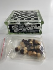 Multi Game Glass Mill Checkers