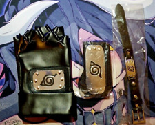 Naruto Shippuden Anime Cosplay set Handschuhe x Armband x Stirnband