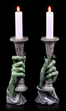 Vampir hände kerzenhalter 2er - vampir,