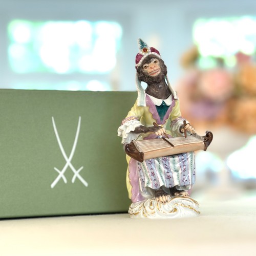 Meissen affenkapelle affe mit - meissen,