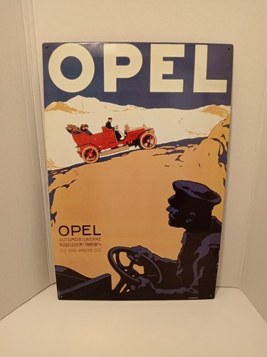Blechschild opel - blechschild,